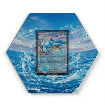 30/142 Blastoise ex - Extended Artwork Pokemon Card Display