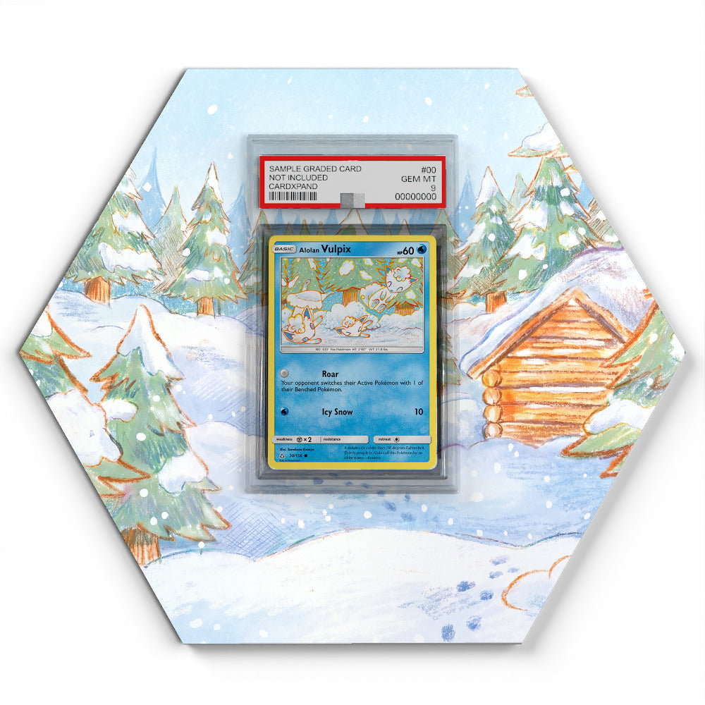 30/156 Alolan Vulpix - Extended Artwork Pokemon Card Display