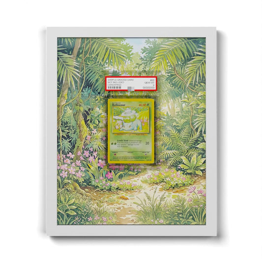 44/102 Bulbizarre - Extended Artwork Framed Pokemon Card Display