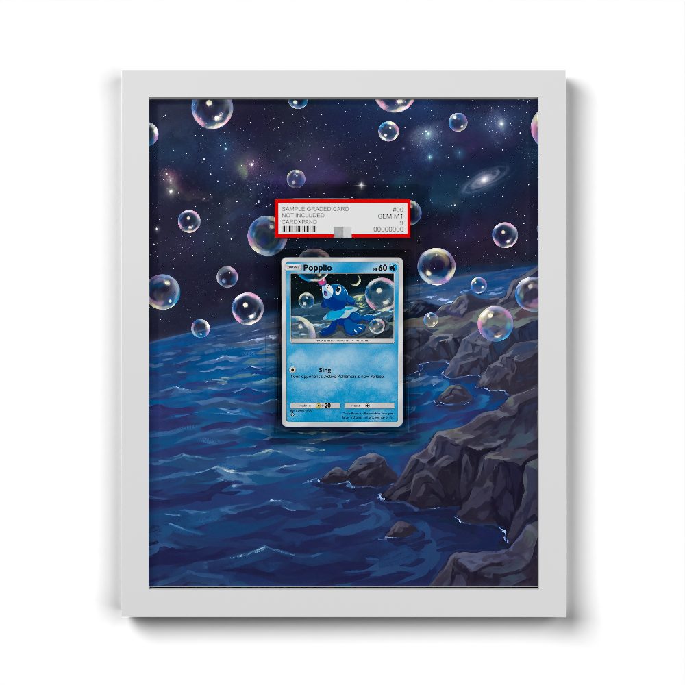 45 Popplio - Extended Artwork Pokemon Card Frame