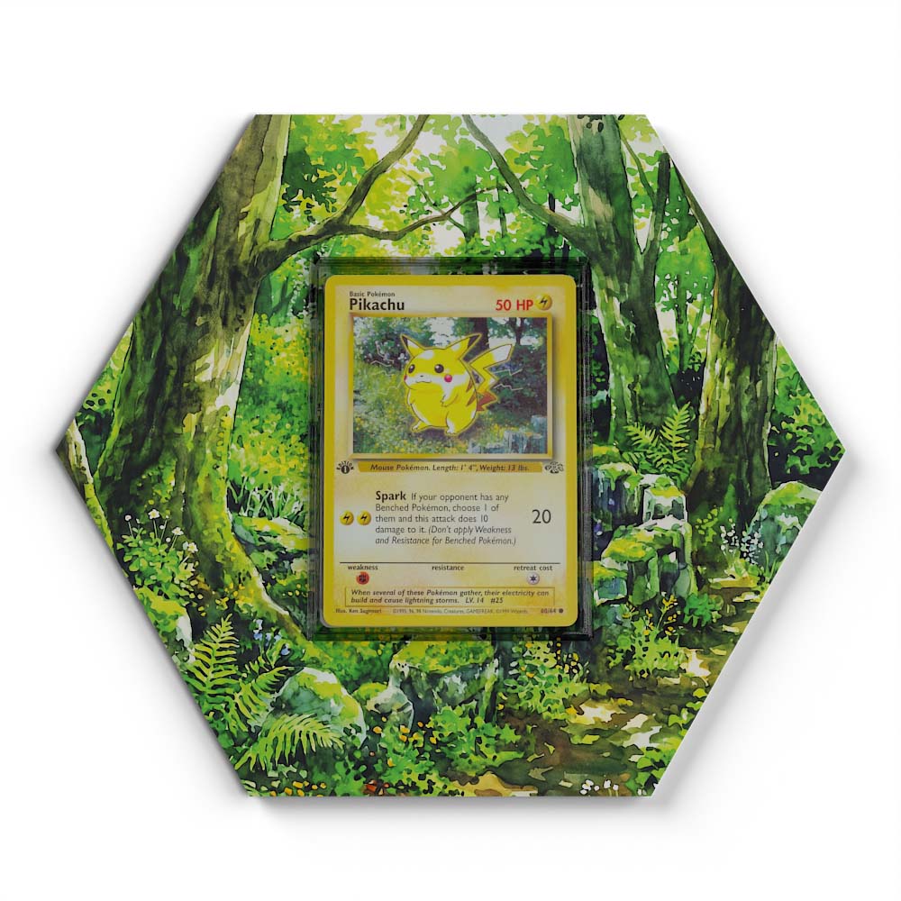 60/64 Pikachu - Extended Artwork Pokemon Card Display