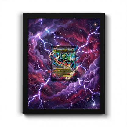 61/108 M Rayquaza EX - Extended Artwork Pokemon Card Frame