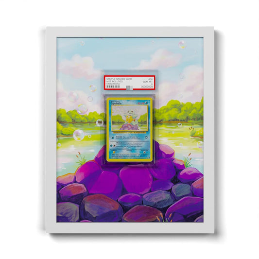 63/102 Carapuce - Extended Artwork Framed Pokemon Card Display