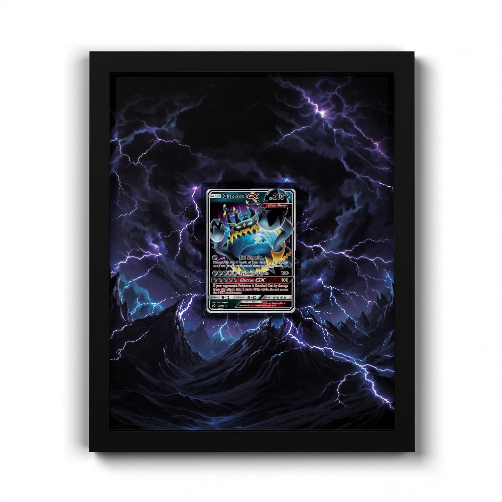 63/111 Guzzlord GX - Extended Artwork Pokemon Card Frame