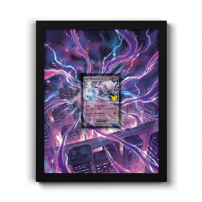 64/128 Mewtwo ex - Extended Artwork Pokemon Card Frame