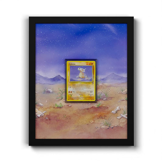 70 Osselait - Extended Artwork Framed Pokemon Card Display