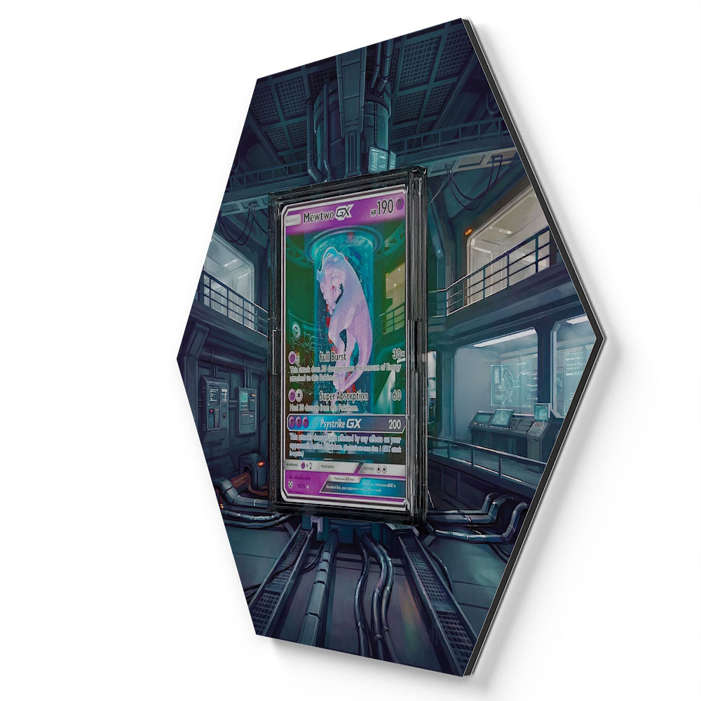 78/73 Mewtwo GX - Extended Artwork Pokemon Card Display