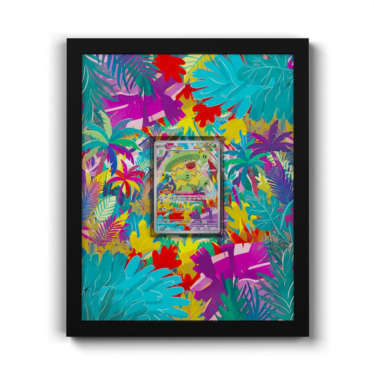 95 Ludicolo - Extended Artwork Framed Pokemon Card Display