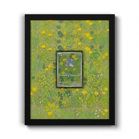 96 Lilliterelle - Extended Artwork Framed Pokemon Card Display