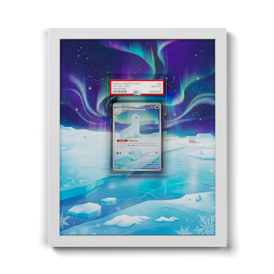 97 Lamantine - Extended Artwork Framed Pokemon Card Display