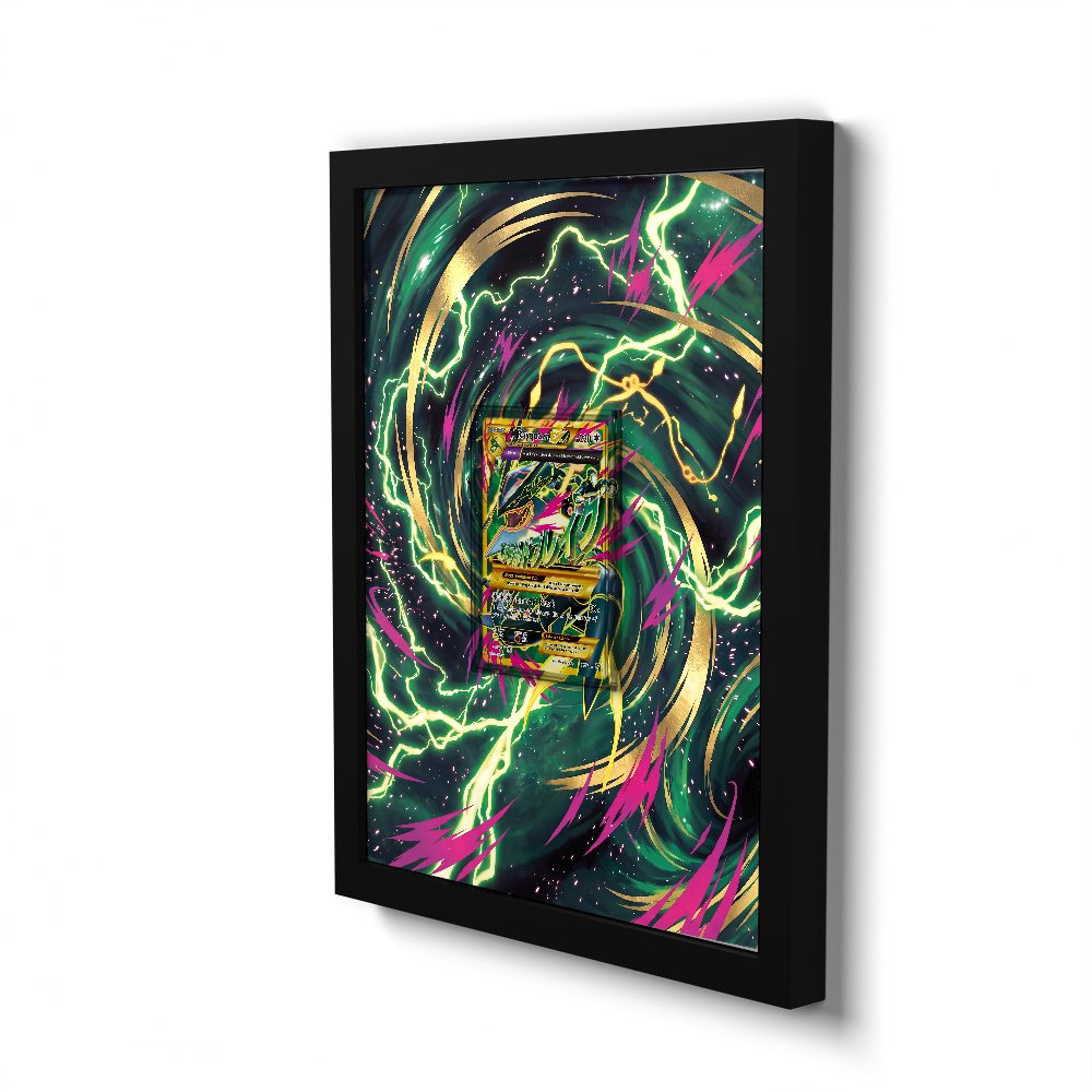98/98 M Rayquaza EX - Extended Artwork Pokemon Card Frame