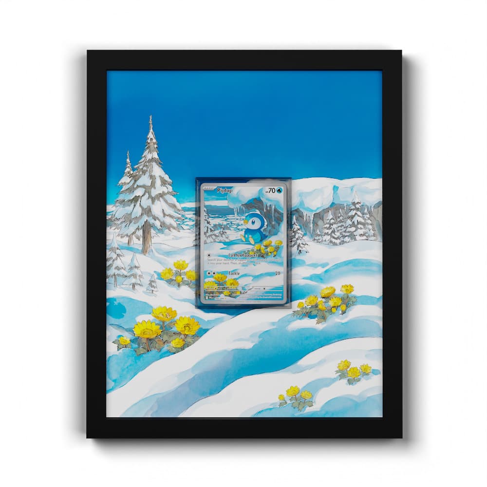 98 Tiplouf - Extended Artwork Framed Pokemon Card Display