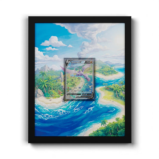 180/196 Ptéra V - Extended Artwork Framed Pokemon Card Display