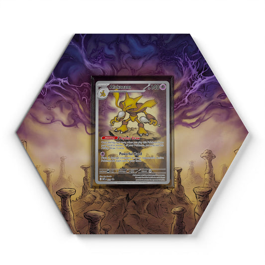 009 Alakazam - Extended Artwork Pokemon Card Display