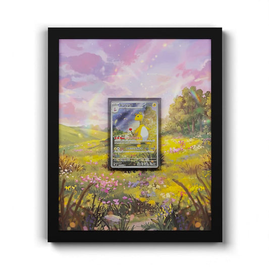 088/083 Pharamp - Extended Artwork Framed Pokemon Card Display