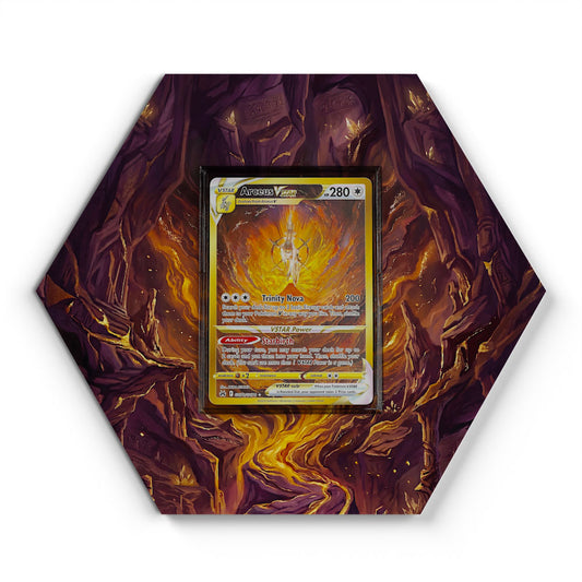 GG70 Arceus VSTAR CRZ - Extended Artwork Pokemon Card Display