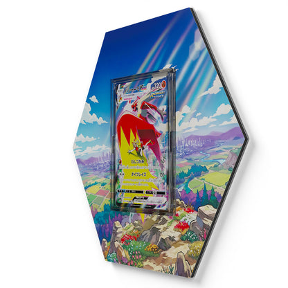 217/184 Braségali VMAX S8B - Extended Artwork Pokemon Card Display