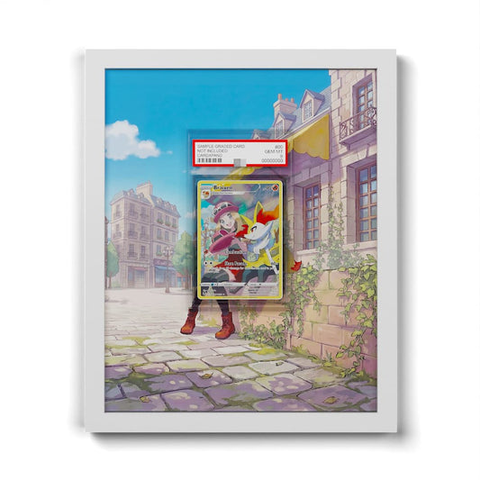 TG01/TG30 Roussil - Extended Artwork Framed Pokemon Card Display