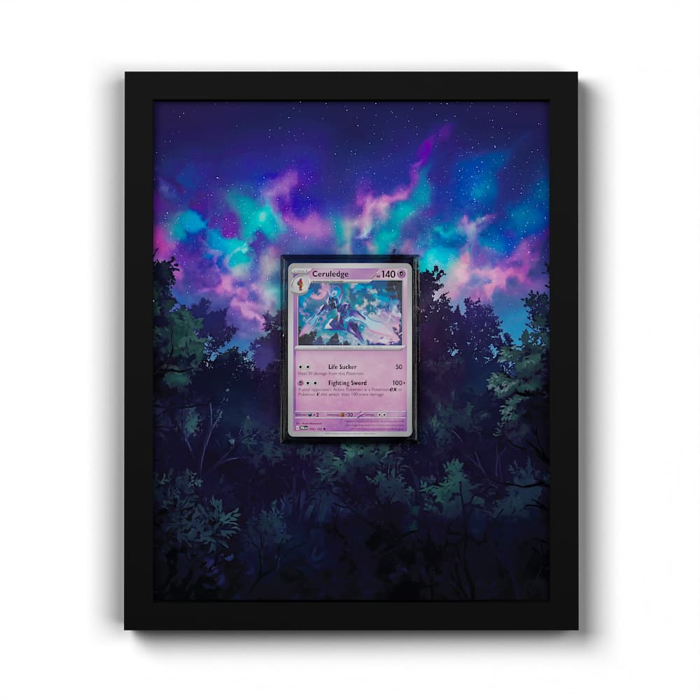 098 Malvalame - Extended Artwork Framed Pokemon Card Display