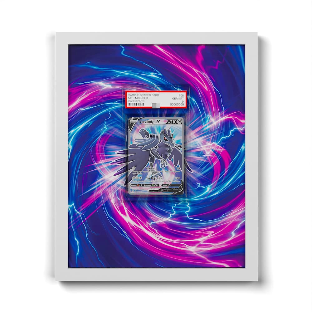 156/163 Corvaillus V - Extended Artwork Framed Pokemon Card Display