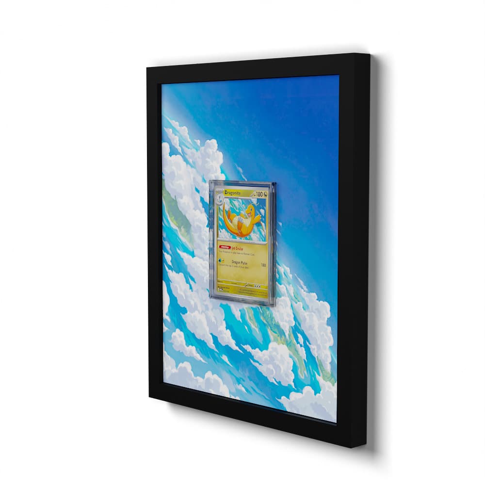 012 Dracolosse - Extended Artwork Framed Pokemon Card Display