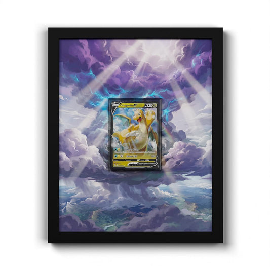 049/078 Dracolosse V - Extended Artwork Framed Pokemon Card Display
