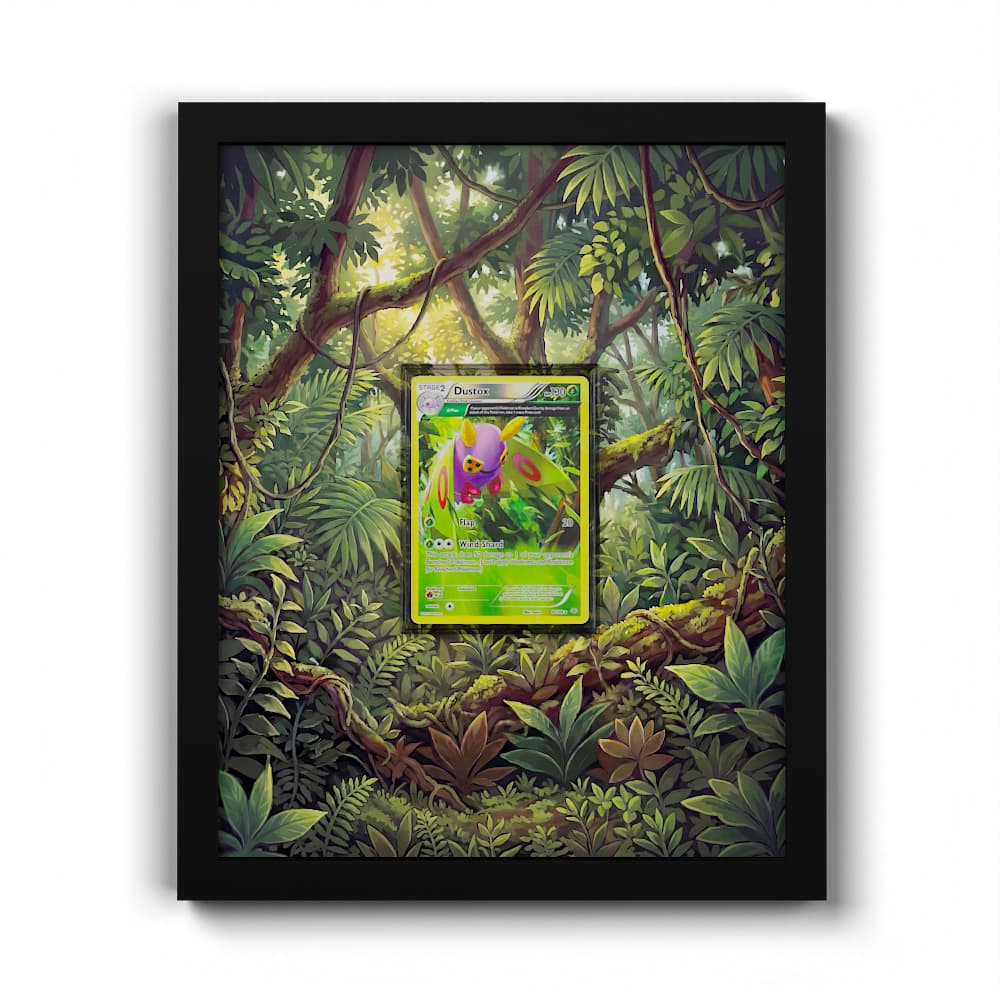 8/108 Papinox - Extended Artwork Framed Pokemon Card Display