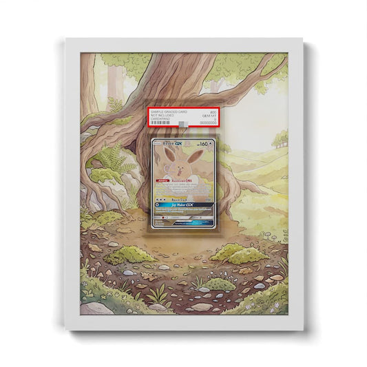 SM233 Évoli GX - Extended Artwork Framed Pokemon Card Display