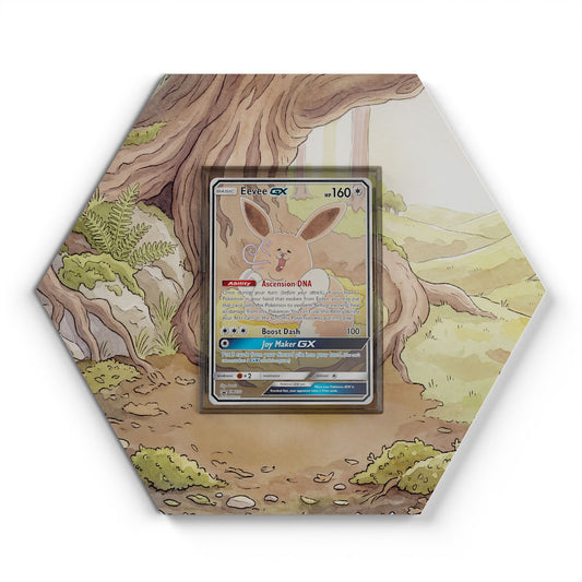 SM233 Évoli GX - Extended Artwork Pokemon Card Display