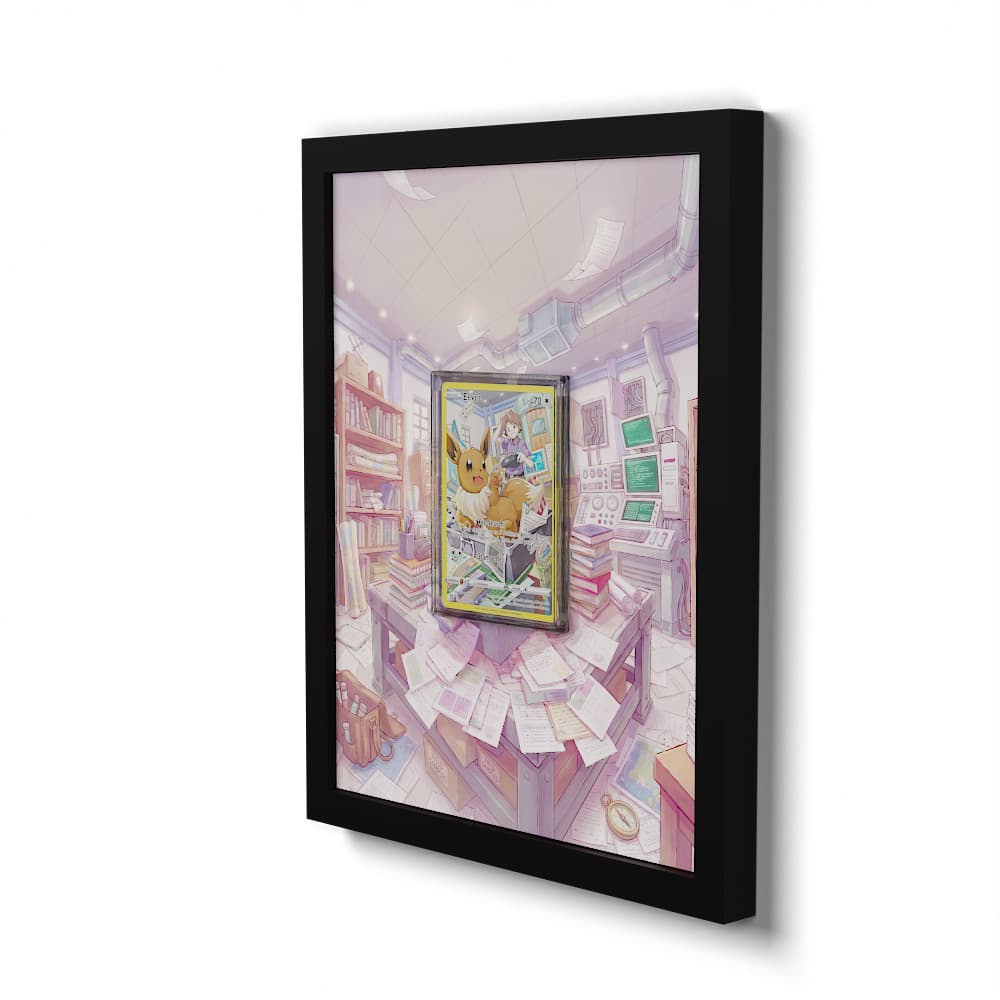 TG11 Évoli - Extended Artwork Framed Pokemon Card Display