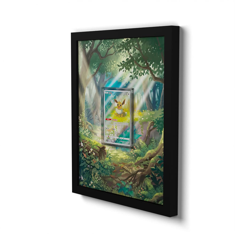 01 Évoli - Extended Artwork Framed Pokemon Card Display