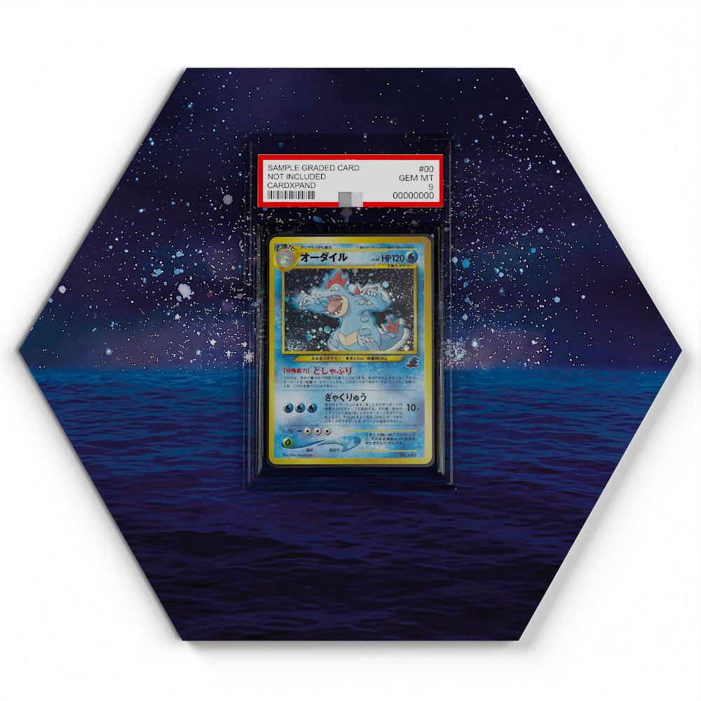 160 Aligatueur - Extended Artwork Pokemon Card Display