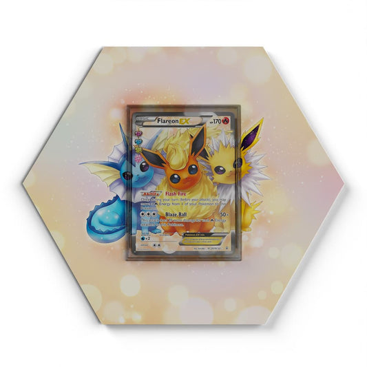 RC28 Pyroli EX - Extended Artwork Pokemon Card Display