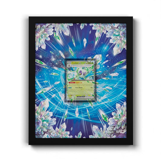 003/182 Momartik EX - Extended Artwork Framed Pokemon Card Display