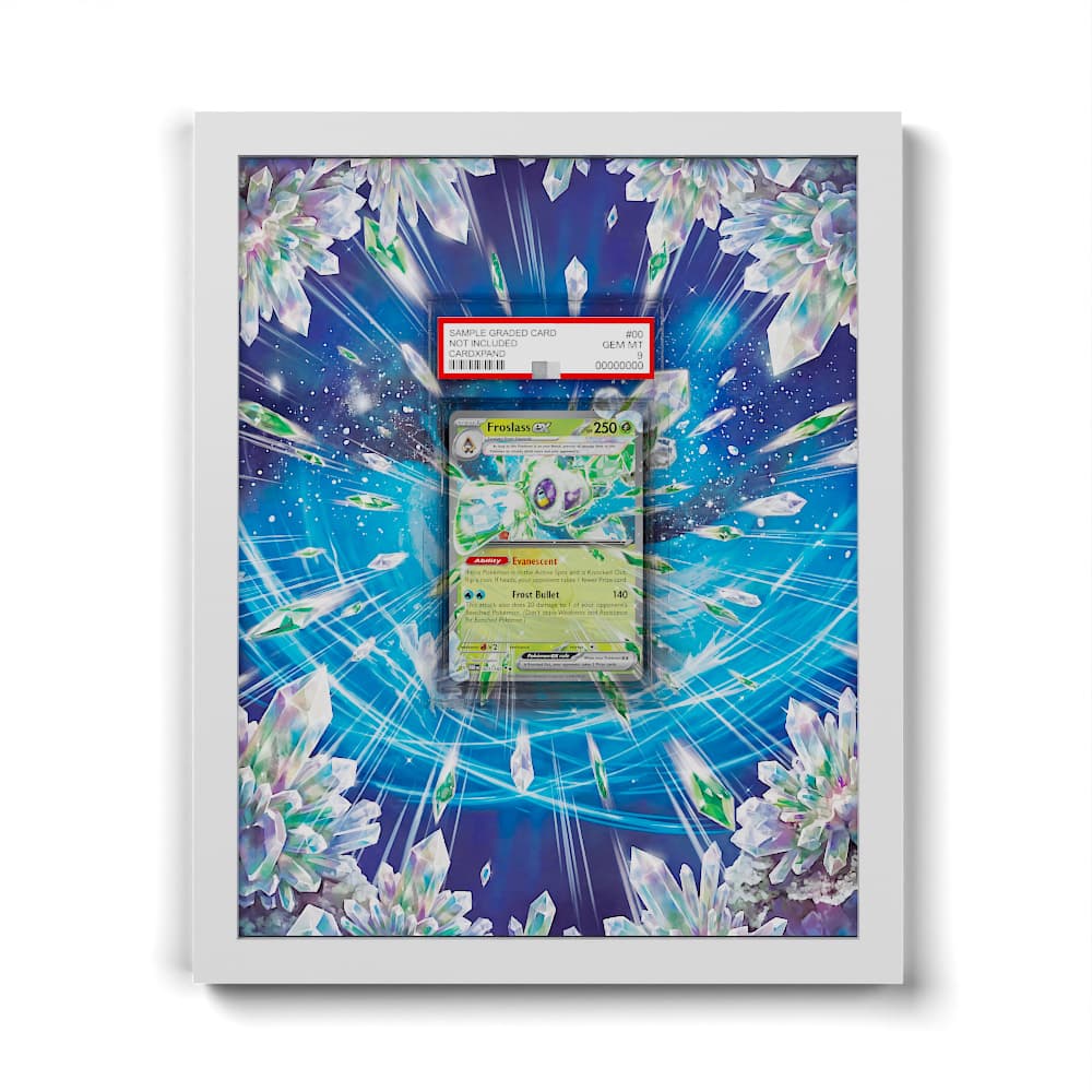 003/182 Momartik EX - Extended Artwork Framed Pokemon Card Display