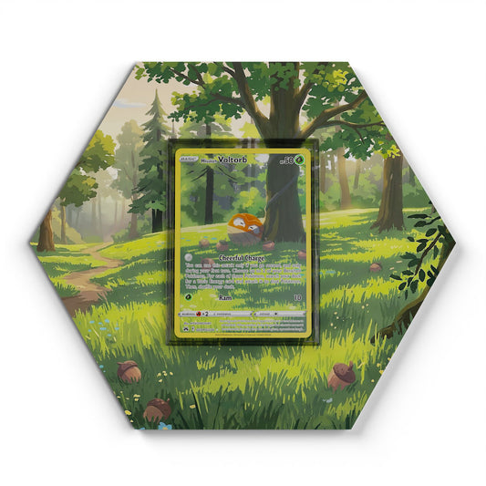 GG01/GG70 Voltorbe de Hisui - Extended Artwork Pokemon Card Display