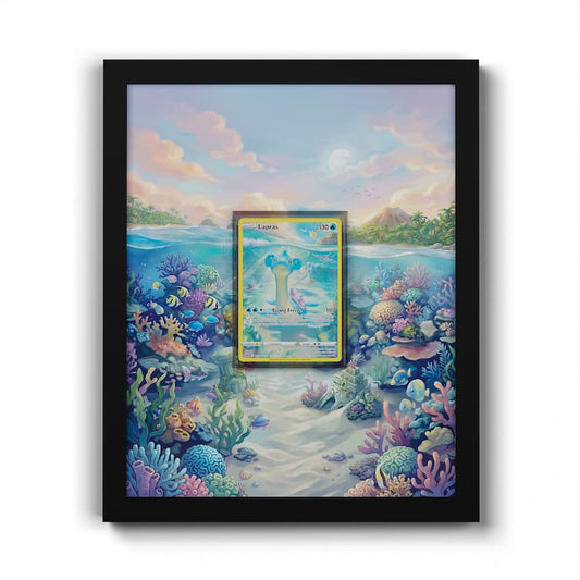 GG05 Lokhlass - Extended Artwork Framed Pokemon Card Display