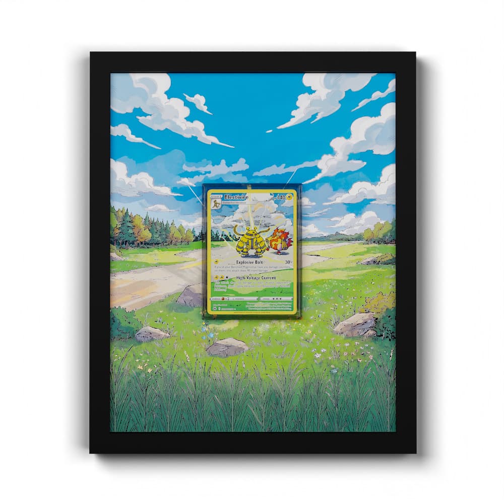 GG08 Élekable - Extended Artwork Framed Pokemon Card Display