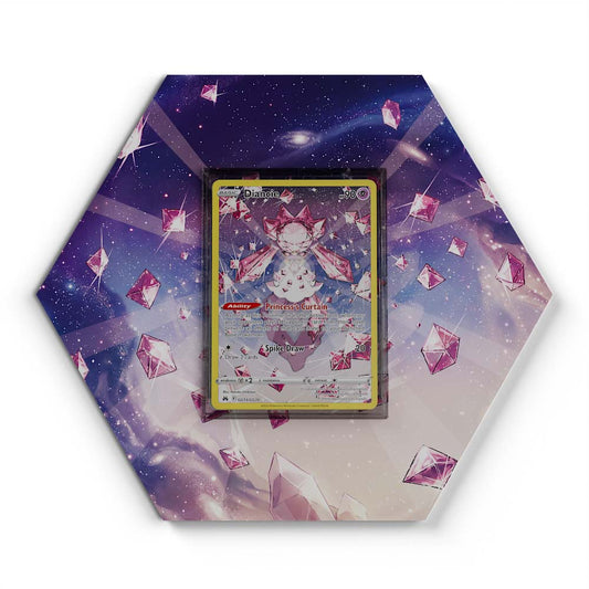 GG13-GG70 Diancie - Extended Artwork Pokemon Card Display