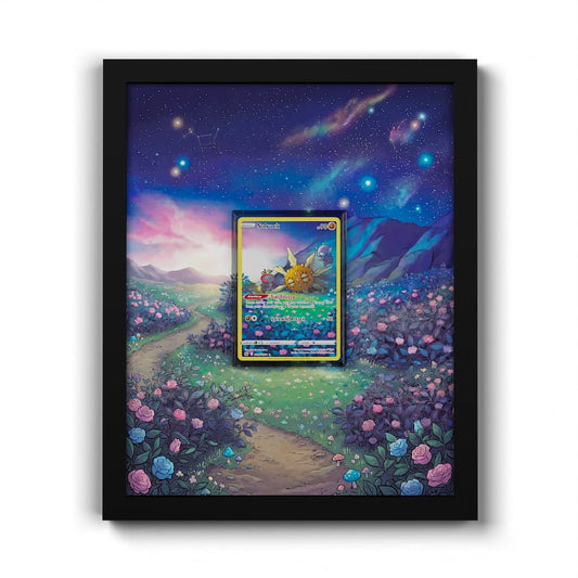 GG15 Solaroc - Extended Artwork Framed Pokemon Card Display