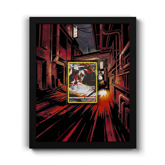GG17 Roublenard - Extended Artwork Framed Pokemon Card Display
