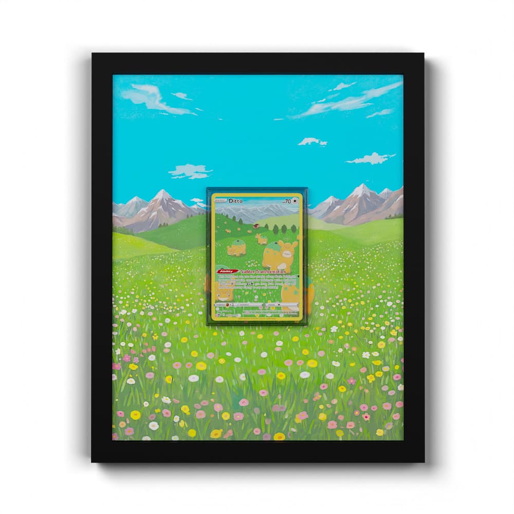 GG22 Métamorph - Extended Artwork Framed Pokemon Card Display