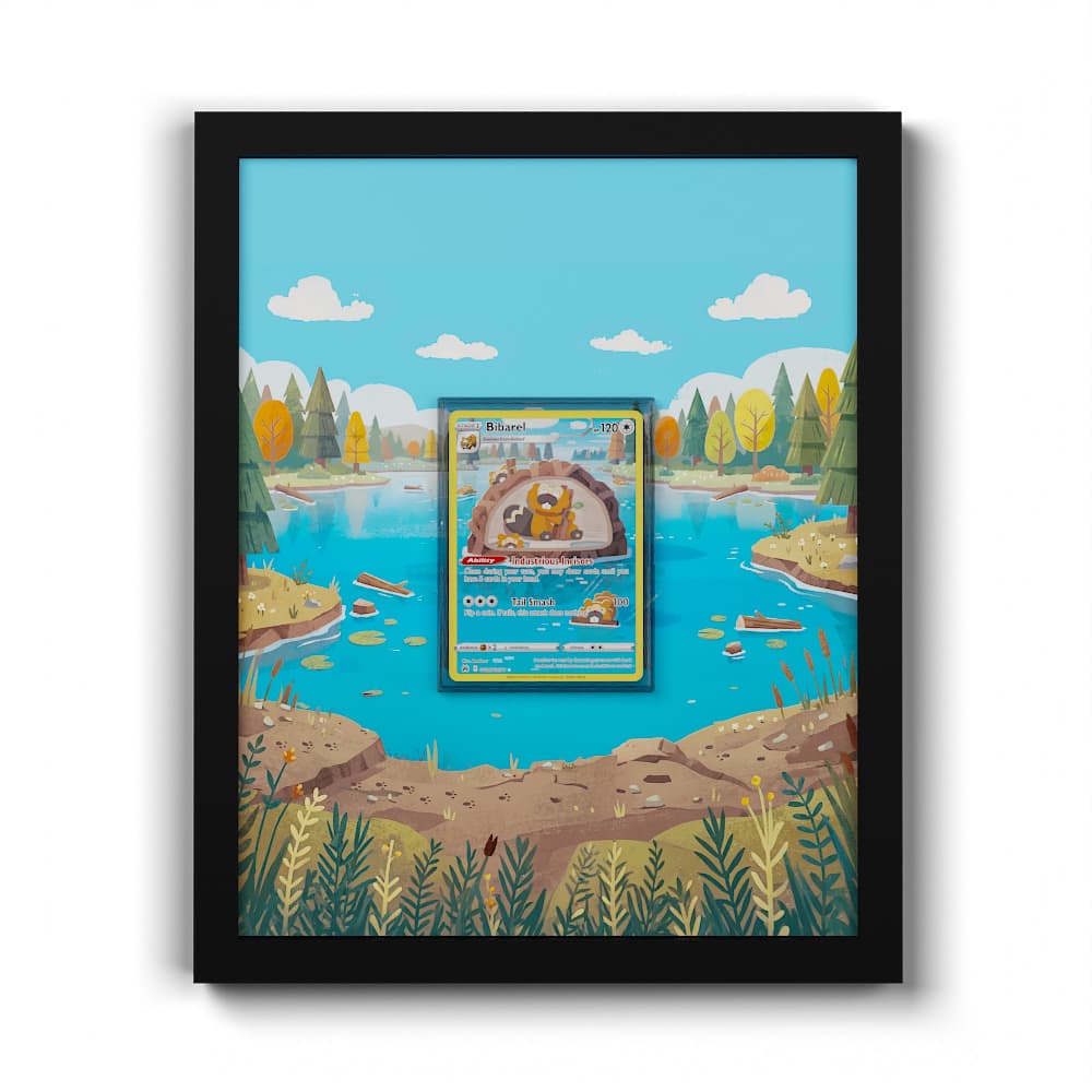 GG25 Castorno - Extended Artwork Framed Pokemon Card Display