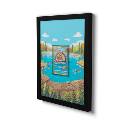 GG25 Castorno - Extended Artwork Framed Pokemon Card Display