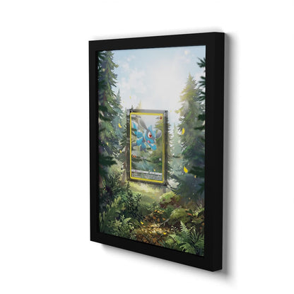 GG26 Riolu - Extended Artwork Framed Pokemon Card Display