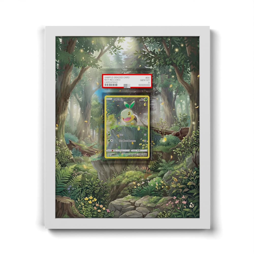 GG31 Tortipouss - Extended Artwork Framed Pokemon Card Display