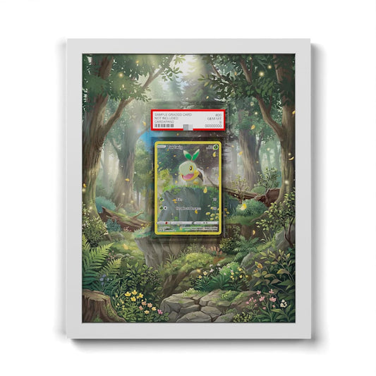 GG31 Tortipouss - Extended Artwork Framed Pokemon Card Display