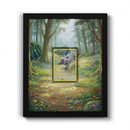 GG33 Medhyèna - Extended Artwork Framed Pokemon Card Display