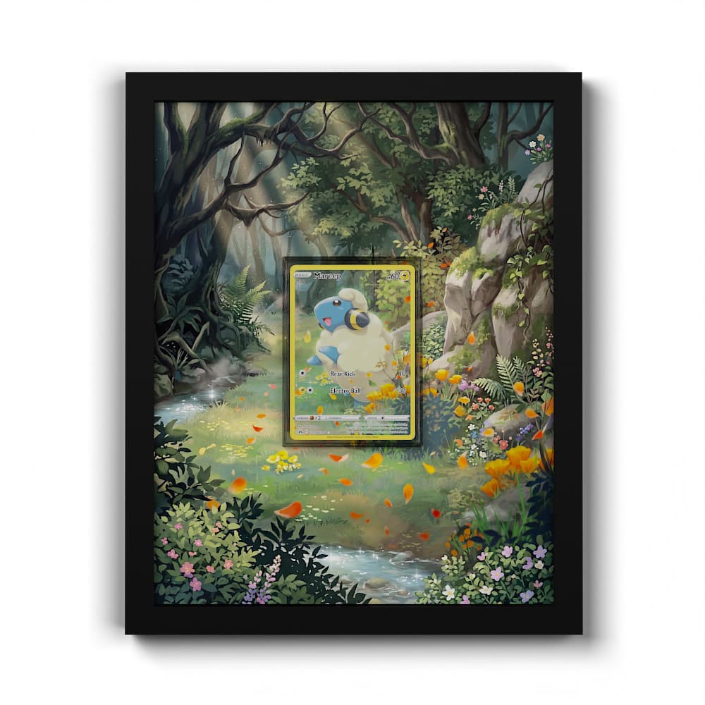 GG34 Wattouat - Extended Artwork Framed Pokemon Card Display