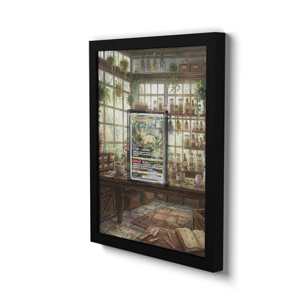 GG35 Phyllali VSTAR - Extended Artwork Framed Pokemon Card Display